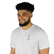Load image into Gallery viewer, Embroidered Classic Tee White